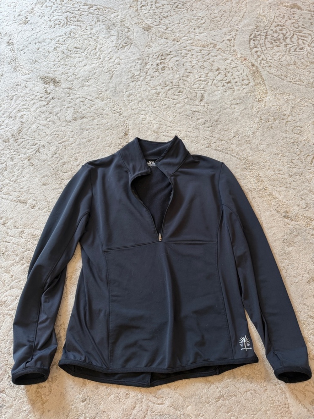 Black Women’s Insulated Quarter-Zip Performance Top
